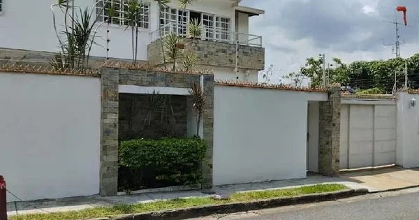 Front view of modern house