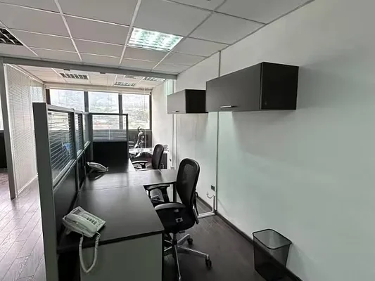 Open commercial interior space