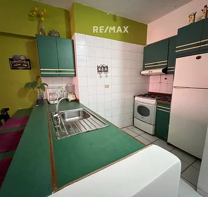 Open concept kitchen view