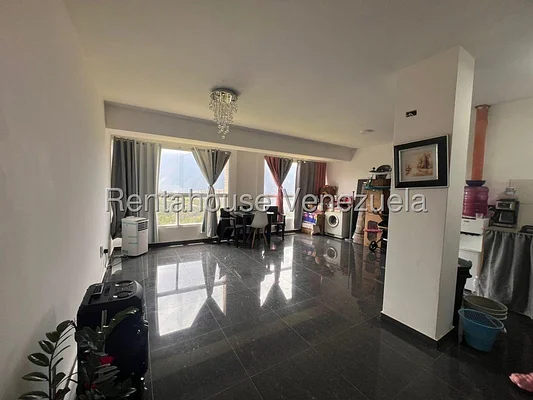 Cozy living room with sofa and TV