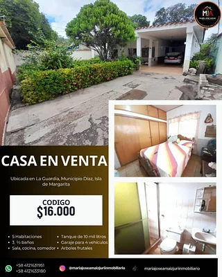 house for sale in La Guardia, Isla de Margarita Venezuela