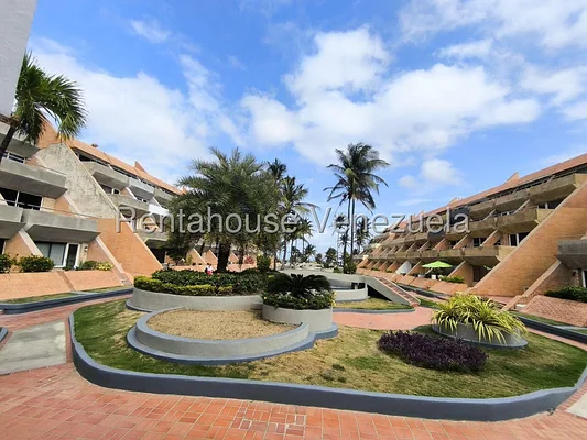 Beachfront apartment exterior view