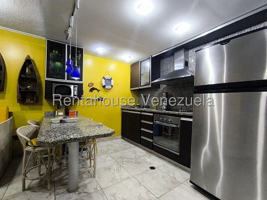 Modern kitchen with white cabinets