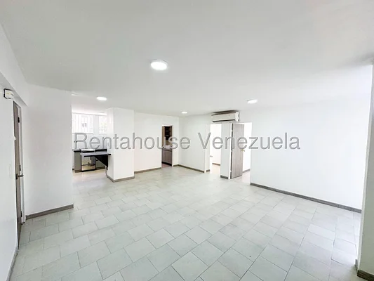 Open concept kitchen with island