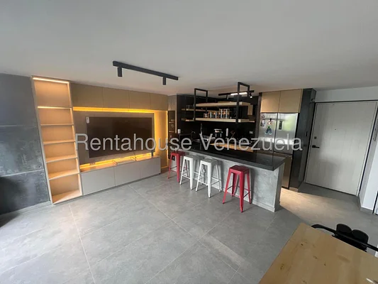 Open concept living and dining