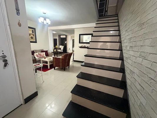 Two-car garage interior