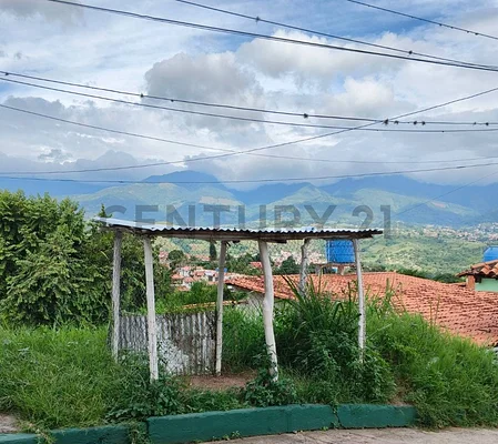 Wide landscape of undeveloped lot