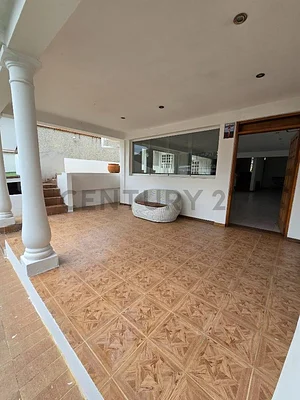 Dining area with table
