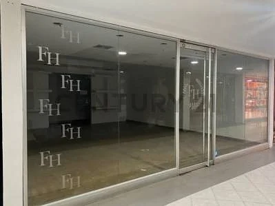 Commercial signage view