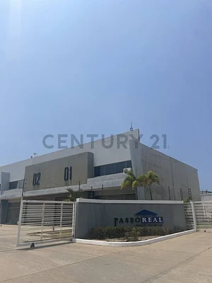 Commercial building side view