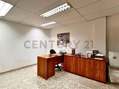 Reception desk and waiting area