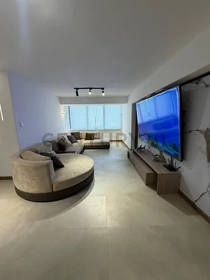 Spacious open-concept living room