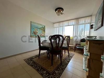 Dining area with table