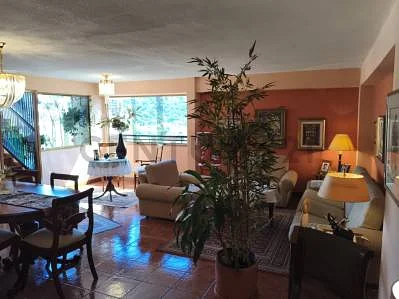 Spacious living area seating