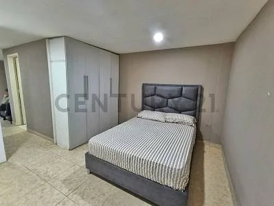 Master bedroom with balcony