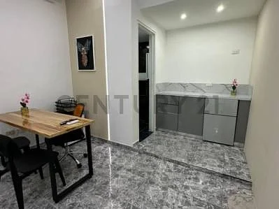 Dining area with table