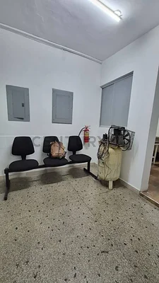 Spacious living area with sofa