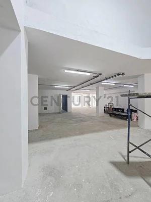 Reception desk area