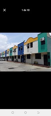 Modern townhouse exterior facade