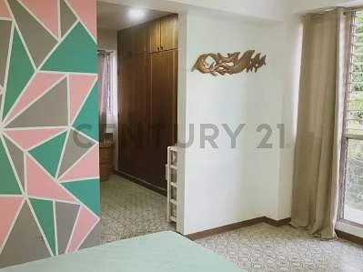 Bedroom with walk-in closet