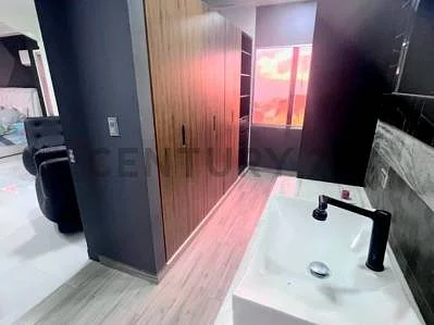 Bedroom with walk-in closet