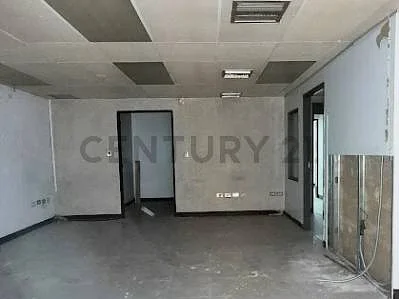 Commercial building rear entrance