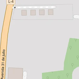 Section of undeveloped lot