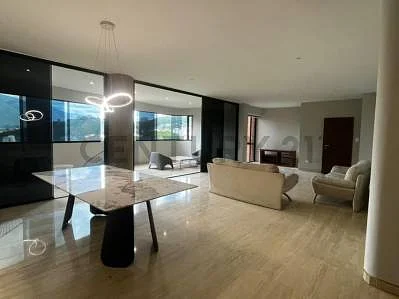 Modern gourmet kitchen island