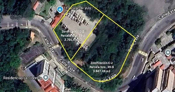 R.d. Land for sale for urban development. Urb. Manzanares. Caracas - Calle ESTE Parcela 39, 1080 CCS - Plot of land for sale