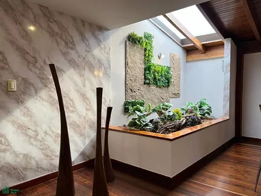 Gourmet kitchen with island