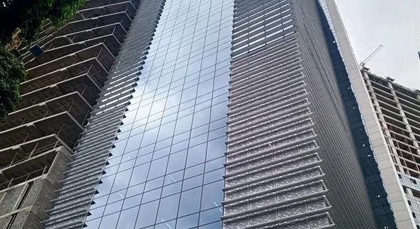 Commercial building exterior view