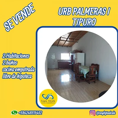 FOR SALE house READY TO MOVE IN URB LAS PALMERAS I TIPURO
