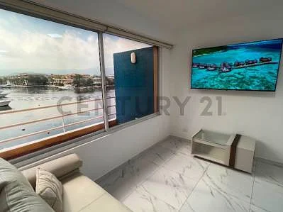 Contemporary living area view