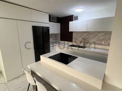 Kitchen counter area