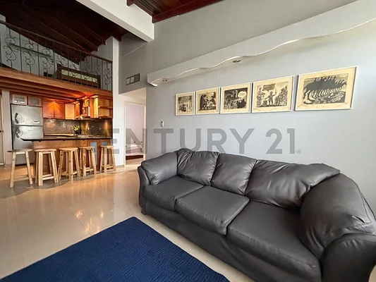 Bright open living room