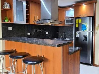 Sleek modern kitchen