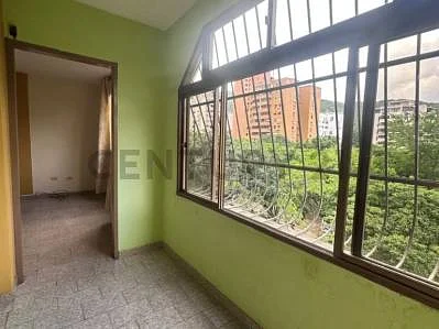 Cozy bedroom with large window