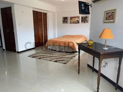 Dining area with table
