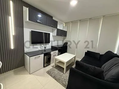 Living room with sofa seating