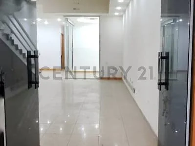 Reception desk and waiting area