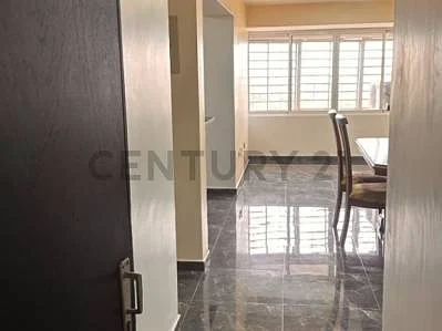 Commercial restroom interior