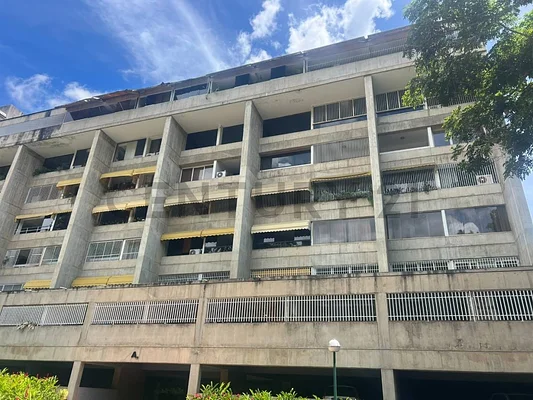 Modern apartment building exterior view