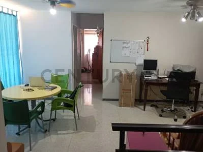 Dining area with table