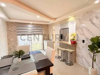 Dining area with table