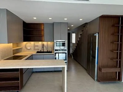 Open kitchen with island