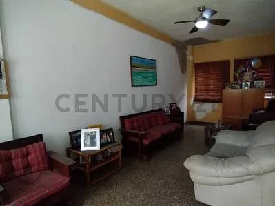 Open living area with windows