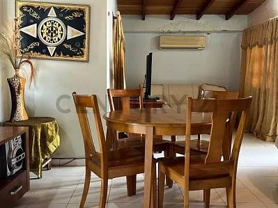 Dining area with table