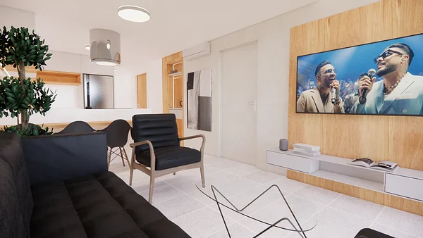 Master bedroom suite