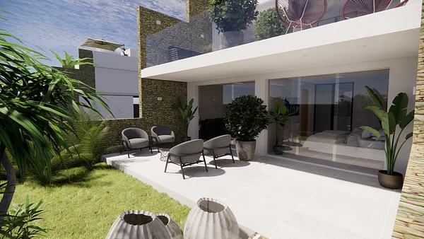 Stunning modern home exterior