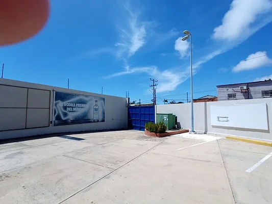 Attached two-car garage